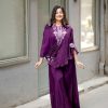 Wine Chinon Sequence Salwar Suit
