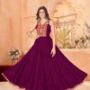 INLI Ghumati Wine Color Heavy Rayon with Lace Work & Gamthi Work Gown . Get it for ₹1749. Delivery 4-6 Working Days. Shop now. | Gowns, Bollywood Gowns, Creative Gowns, Designer Gowns, Embroidered Gowns, Party Wear Gowns