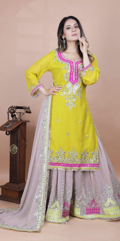 SRK 5260 Pink Faux Georgette With 5mm Embroidery Sequence Work Perfect for Wedding, Party, Karwa Chauth, Ethnic Day, Baisakhi Beast Price At 2149/- Only | Jump Suits, Salwar suit, Designer Suits, Casual Suits, Creative suits, Palazzo Suits, Party Wear Suits, Patiala Suits, Straight Suits