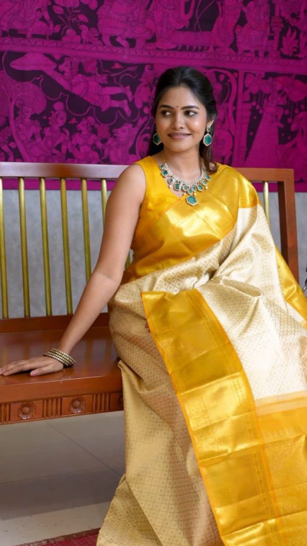 KP 6046 Yellow Soft Lichi Silk with Lace Border & Lace Work Saree . Best Price ₹1449. Delivery 4-6 Working Days. Shop now. | Sarees, Bollywood Sarees, Creative Sarees, Designer Sarees, Embroidered Sarees, Ethnic Saree, Modern Digital sarees, Party Wear Sarees