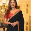 Black Georgette Zari Work Saree