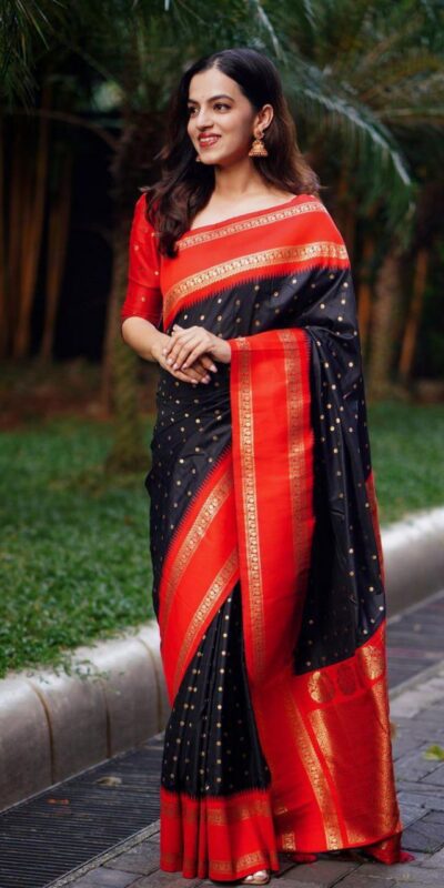 KPR 240 Black in Color Soft Lichi Silk Lace Work & Lace Border Saree . Now at just ₹1449. Delivery 4-6 Working Days. Shop now. | Sarees, Bollywood Sarees, Creative Sarees, Designer Sarees, Embroidered Sarees, Ethnic Saree, Modern Digital sarees, Party Wear Sarees