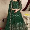  FC 94001 Green Color Georgette Multi Thread Zari Stich Anarkali Suit Wedding, Party, Festive events, etc. Expected Delivery  4-6 Working Days @2399/- | Anarkali Suits, Bollywood Anarkali, Creative-Anarkali, Designer Anarkali, Embroidered Anarkali, Party Wear Anarkali