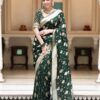 KPR 190 Green Soft Lichi Silk Jacquard Work Saree with Designer Work Wedding, Party, Festive, Events, Deal ₹1399. Delivery 4-6 Working Days. Shop now. | Sarees, Bollywood Sarees, Creative Sarees, Designer Sarees, Embroidered Sarees, Ethnic Saree, Modern Digital sarees, Party Wear Sarees