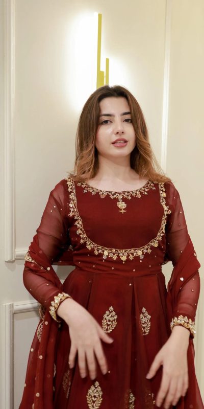 LG 2006 Maroon Georgette Gown Perfect for Wedding, Party, Engagement, Diwali, Sangeet . Exclusive Offer ₹1999. Delivery 4-6 Working Days. Shop now. | Gowns, Bollywood Gowns, Creative Gowns, Designer Gowns, Embroidered Gowns, Party Wear Gowns