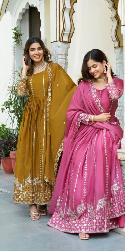 Ram 139 Mustered Star Georgette Gown Perfect for Wedding, Party, Family Gatherings, Haldi, Housewarming –. Grab it for ₹1949. Delivery 4-6 Working | Jump Suits, Salwar suit, Designer Suits, Casual Suits, Creative suits, Palazzo Suits, Party Wear Suits, Patiala Suits, Straight Suits