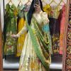 Off White Cotton Kalamkari Print Lehenga Choli