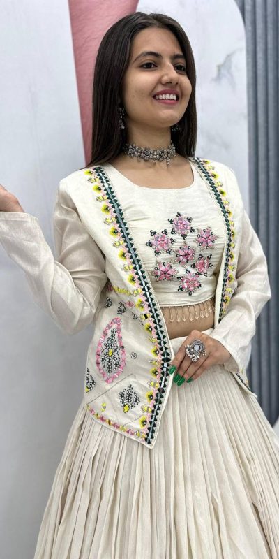 PC 522 Off White Tissue Simmer Lehenga Choli Perfect for Wedding, Party, Cultural Events, Diwali, Ganesh Chaturthi – . Exclusive Offer ₹3049. Deli | Jump Suits, Salwar suit, Designer Suits, Casual Suits, Creative suits, Palazzo Suits, Party Wear Suits, Patiala Suits, Straight Suits