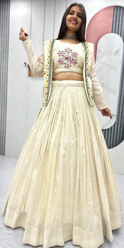 PC 522 Off White Tissue Simmer Lehenga Choli Perfect for Wedding, Party, Cultural Events, Diwali, Ganesh Chaturthi – . Exclusive Offer ₹3049. Deli | Jump Suits, Salwar suit, Designer Suits, Casual Suits, Creative suits, Palazzo Suits, Party Wear Suits, Patiala Suits, Straight Suits