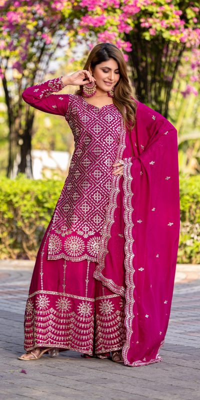 Ram 098 Pink Color Chinon Embroidery Work Salwar Suit in . Introductory Price ₹2549. Delivery 4-6 Working Days. Shop now. | Jump Suits, Salwar suit, Designer Suits, Casual Suits, Creative suits, Palazzo Suits, Party Wear Suits, Patiala Suits, Straight Suits