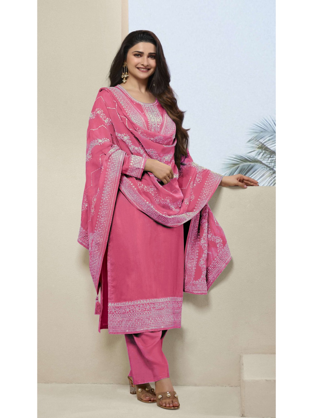 DS 64952 Pink in Vichitra Embroidery Work Salwar Suit . Wedding, Party, Festive, Events, Special Price ₹2049. Delivery 4-6 Working Days. Shop now. | Jump Suits, Salwar suit, Designer Suits, Casual Suits, Creative suits, Palazzo Suits, Party Wear Suits, Patiala Suits, Straight Suits