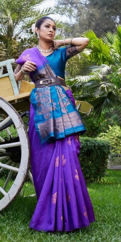 KPR 257 Purple Soft Lichi Silk Saree with Lace Work & Lace Border. Now at just ₹1349. Delivery 4-6 Working Days. Shop now. | Sarees, Bollywood Sarees, Creative Sarees, Designer Sarees, Embroidered Sarees, Ethnic Saree, Modern Digital sarees, Party Wear Sarees