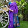 KPR 257 Purple Soft Lichi Silk Saree with Lace Work & Lace Border. Now at just ₹1349. Delivery 4-6 Working Days. Shop now. | Sarees, Bollywood Sarees, Creative Sarees, Designer Sarees, Embroidered Sarees, Ethnic Saree, Modern Digital sarees, Party Wear Sarees
