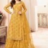 FC L.t 5401 Yellow Color Jacquard Silk Georgette Diamond Sharara Suit Wedding, Party, Festive Expected Delivery 4-6 Working Days  @2999/- | Jump Suits, Salwar suit, Designer Suits, Casual Suits, Creative suits, Palazzo Suits, Party Wear Suits, Patiala Suits, Straight Suits