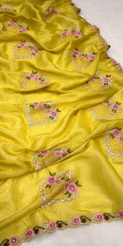 SC 239 Pink Georgette With Lace Work & Lace Border Saree . Wedding, Party, Festive, Events, Exclusive Offer ₹1599. Delivery 4-6 Working Days. Shop now. | Sarees, Bollywood Sarees, Creative Sarees, Designer Sarees, Embroidered Sarees, Ethnic Saree, Modern Digital sarees, Party Wear Sarees