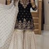 VLM 264 Black in Fox Georgette Embroidery Work & Lace Work Salwar Suit . Best Price ₹2399. Delivery 4-6 Working Days. Shop now. | Jump Suits, Tops & Bottoms, Track Suits, Trendy Wear, Salwar suit, Designer Suits, Casual Suits, Creative suits, Palazzo Suits, Party Wear Suits, Patiala Suits, Straight Suits