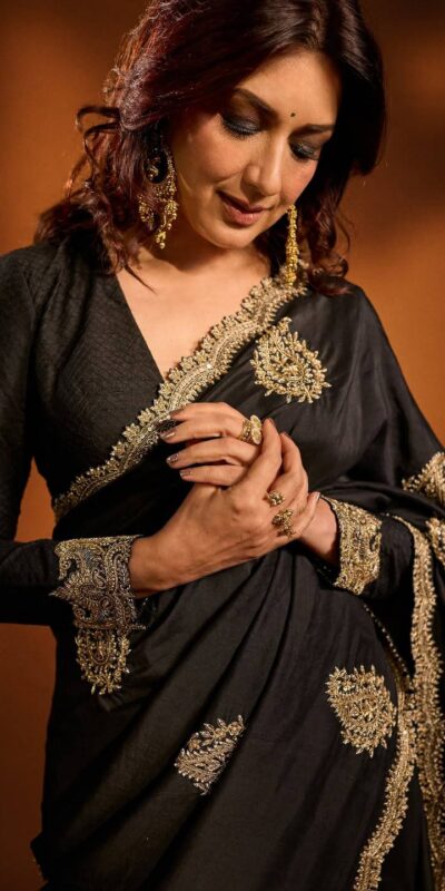 BT 1304 Black Rangoli Crush Silk Saree with Sequins Work & Embroidery Work. Now at just ₹1999. Delivery 4-6 Working Days. Shop now. | Sarees, Bollywood Sarees, Creative Sarees, Designer Sarees, Embroidered Sarees, Ethnic Saree, Modern Digital sarees, Party Wear Sarees