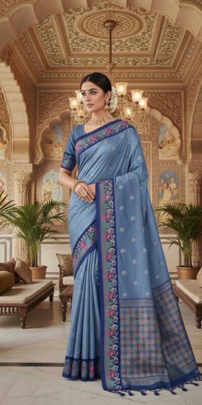 MS 545 Blue Banarasi Silk Saree with Zari Work. Wedding, Party, Festive, Events, Now at just ₹1649. Delivery 4-6 Working Days. Shop now. | Sarees, Bollywood Sarees, Creative Sarees, Designer Sarees, Embroidered Sarees, Ethnic Saree, Modern Digital sarees, Party Wear Sarees
