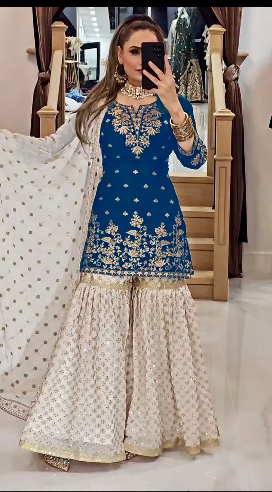 VLM 264 Blue in Fox Georgette Embroidery Work & Lace Work Salwar Suit . Best Price ₹2399. Delivery 4-6 Working Days. Shop now. | Jump Suits, Tops & Bottoms, Track Suits, Trendy Wear, Salwar suit, Designer Suits, Casual Suits, Creative suits, Palazzo Suits, Party Wear Suits, Patiala Suits, Straight Suits