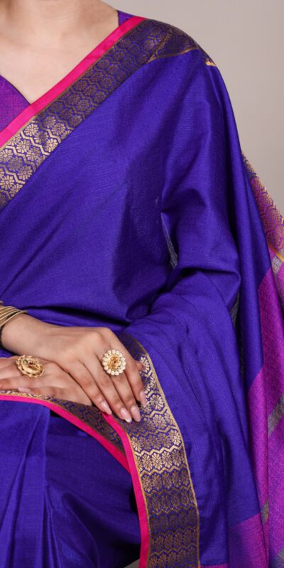 YNF 7408 Blue Color Poly Cotton Saree With Zari Work. Wedding, Party, Festive, Events, Affordable Price ₹1399. Delivery 4-6 Working Days. Shop now. | Sarees, Bollywood Sarees, Creative Sarees, Designer Sarees, Embroidered Sarees, Ethnic Saree, Modern Digital sarees, Party Wear Sarees