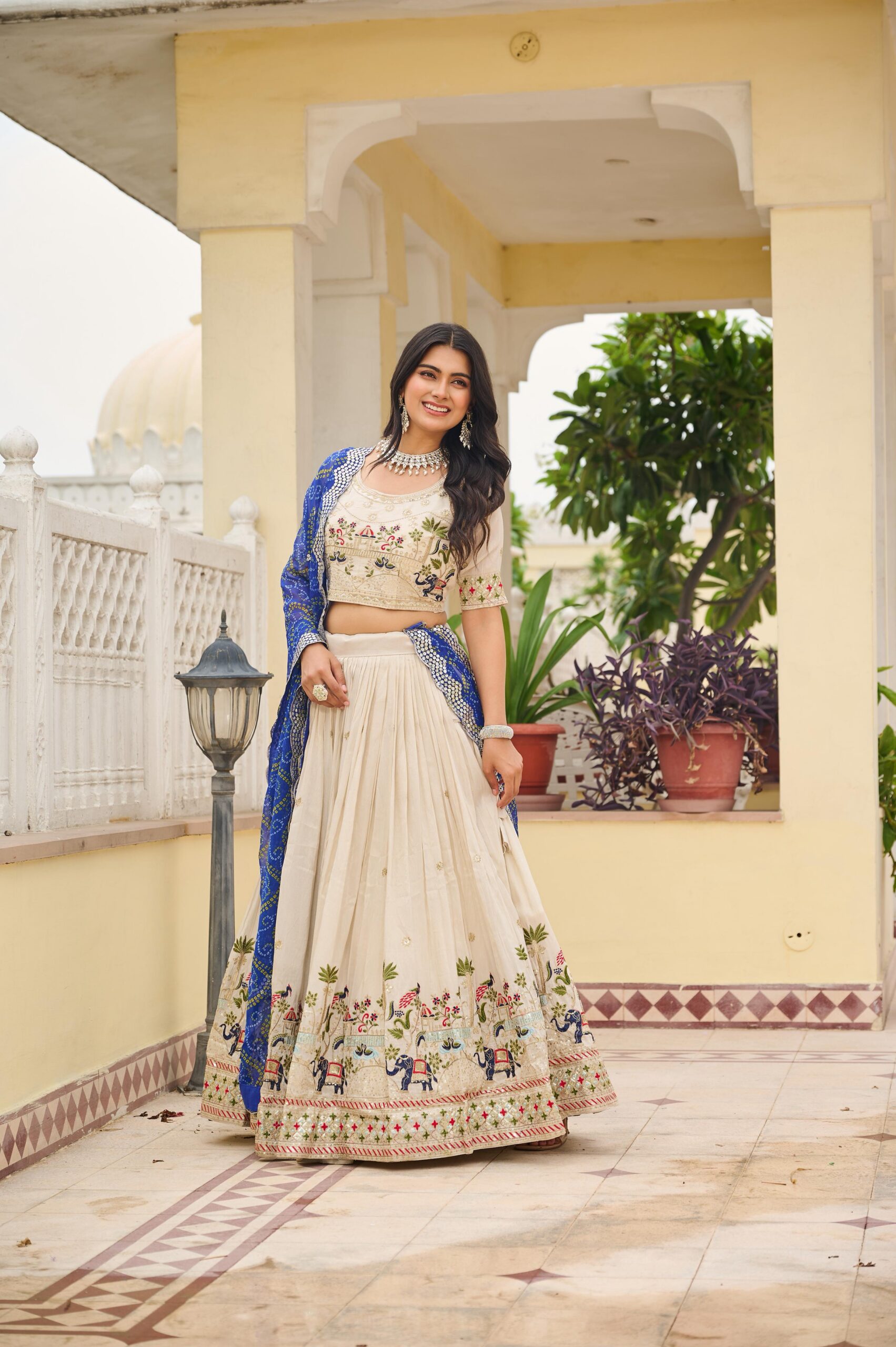 Ram 143 Blue in Color Tissue Silk Embroidery Work Lehenga Choli . Now at just ₹3249. Delivery 4-6 Working Days. Shop now. | Lehenga, Bollywood Lehenga, Creative Lehenga, Designer Lehenga, Embroidered Lehenga, Party Wear Lehenga