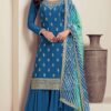 DS V 72961 Blue in Viscose Chinon Zari Work & Embroidery Work Salwar Suit . Special Price ₹2549. Delivery 4-6 Working Days. Shop now. | Jump Suits, Tops & Bottoms, Track Suits, Trendy Wear, Salwar suit, Designer Suits, Casual Suits, Creative suits, Palazzo Suits, Party Wear Suits, Patiala Suits, Straight Suits
