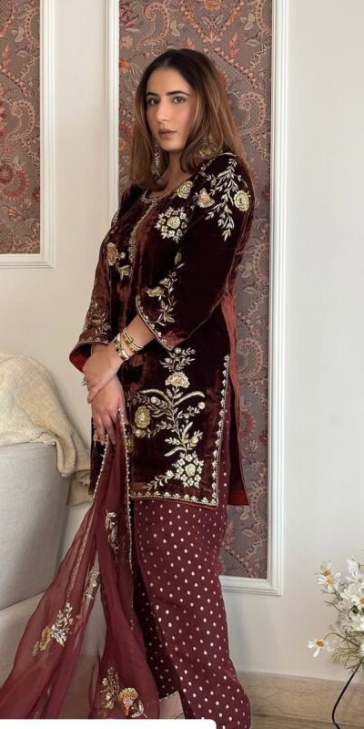 NSR 879 Mahendi Faux Georgette Salwar Suit with Embroidery Work. Available at ₹2399 only. Delivery 4-6 Working Days. Shop now. | Lehenga, Bollywood Lehenga, Creative Lehenga, Designer Lehenga, Embroidered Lehenga, Party Wear Lehenga