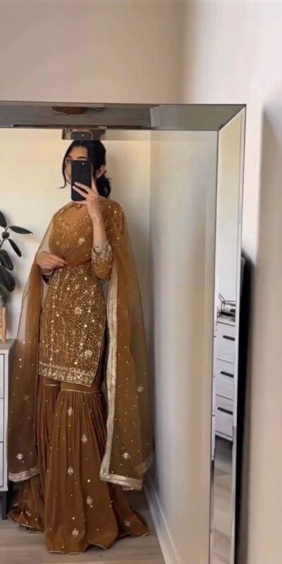 ZSR 3151 Chiku in Georgette Embroidery Work & Lace Work Salwar Suit With. Festive Deal ₹2149. Delivery 4-6 Working Days. Shop now. | Jump Suits, Tops & Bottoms, Track Suits, Trendy Wear, Salwar suit, Designer Suits, Casual Suits, Creative suits, Palazzo Suits, Party Wear Suits, Patiala Suits, Straight Suits