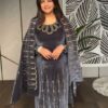 SRK 5211 Grey in Viscose Velvet Embroidery Work & Lace Work Salwar Suit . Grab it for ₹1999. Delivery 4-6 Working Days. Shop now. | Jump Suits, Tops & Bottoms, Track Suits, Trendy Wear, Salwar suit, Designer Suits, Casual Suits, Creative suits, Palazzo Suits, Party Wear Suits, Patiala Suits, Straight Suits