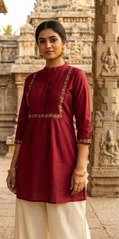 INLI Charmi vol 1 Maroon Color Rayon Kurti with Embroidery Work. Festive Deal ₹1349. Delivery 4-6 Working Days. Shop now. | Kurti, Bollywood Kurti, Creative Kurtis, Designer Kurti, Party Wear Kurti, Selfie Kurti