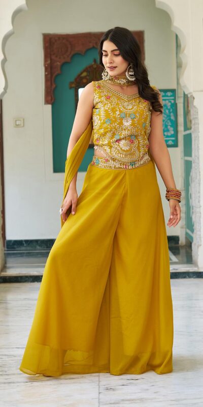 Ram 107 Mustard in Color Star Georgette Embroidery Work Salwar Suit . Festive Deal ₹2099. Delivery 4-6 Working Days. Shop now. | Jump Suits, Salwar suit, Designer Suits, Casual Suits, Creative suits, Palazzo Suits, Party Wear Suits, Patiala Suits, Straight Suits