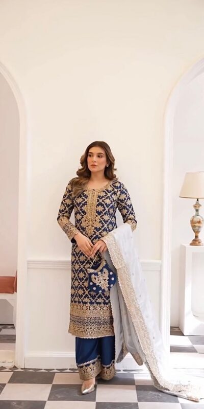 SRK 5310 Navy Blue Faux Georgette Salwar Suit Perfect for Wedding, Party, Baisakhi, Pooja, Reception – . Best Price ₹2149. Delivery 4-6 Working Da | Lehenga, Bollywood Lehenga, Creative Lehenga, Designer Lehenga, Embroidered Lehenga, Party Wear Lehenga