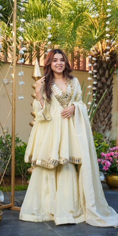 VLM 306 Off White Cosmos Silk Salwar Suit Perfect for Wedding, Party, Ethnic Day, Anniversary, Pooja – . Exclusive Offer ₹2549. Delivery 4-6 Worki | Jump Suits, Tops & Bottoms, Track Suits, Trendy Wear, Salwar suit, Designer Suits, Casual Suits, Creative suits, Palazzo Suits, Party Wear Suits, Patiala Suits, Straight Suits
