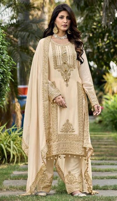 KF 1628 Off White Fuax Georgette Salwar Suit Perfect for Wedding, Party, Raksha Bandhan, Baisakhi, Sangeet – . Affordable Price ₹2399. Delivery 4-6 Working | Jump Suits, Tops & Bottoms, Track Suits, Trendy Wear, Salwar suit, Designer Suits, Casual Suits, Creative suits, Palazzo Suits, Party Wear Suits, Patiala Suits, Straight Suits