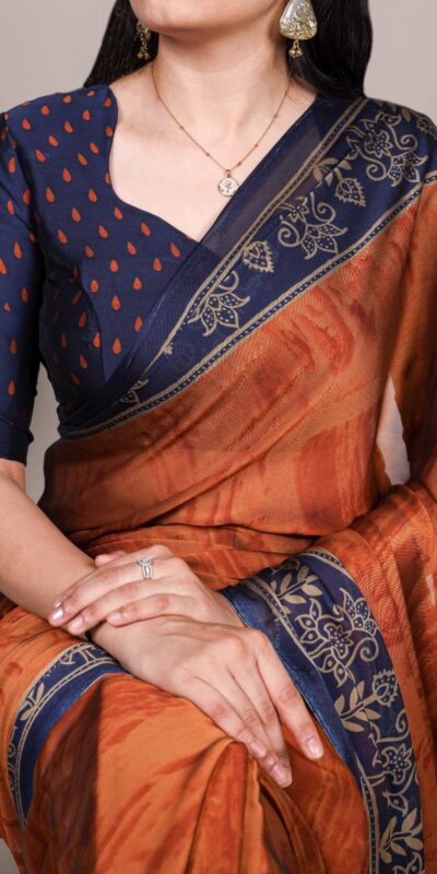 YNF 7103 Orange Rangoli Silk Saree Perfect for Wedding, Party, Karwa Chauth, Makar Sankranti, Baisakhi – . Available at ₹1449 only. Delivery 4-6 Work | Sarees, Bollywood Sarees, Creative Sarees, Designer Sarees, Embroidered Sarees, Ethnic Saree, Modern Digital sarees, Party Wear Sarees