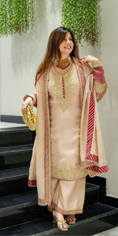 VLM 298 Peach Chinon Silk Salwar Suit Perfect for Wedding, Party, Holi, Onam, Karwa Chauth – . Get it for ₹2149. Delivery 4-6 Working Days. Shop now. | Jump Suits, Tops & Bottoms, Track Suits, Trendy Wear, Salwar suit, Designer Suits, Casual Suits, Creative suits, Palazzo Suits, Party Wear Suits, Patiala Suits, Straight Suits