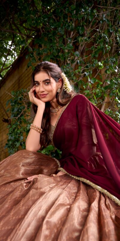 LNB 2026 Peach Color Dupion Silk Lehenga Choli With Zari Work.Wedding, Party, Festive, Events, Special Price ₹1999. Delivery 4-6 Working Days. Shop now. | Lehenga, Bollywood Lehenga, Creative Lehenga, Designer Lehenga, Embroidered Lehenga, Party Wear Lehenga