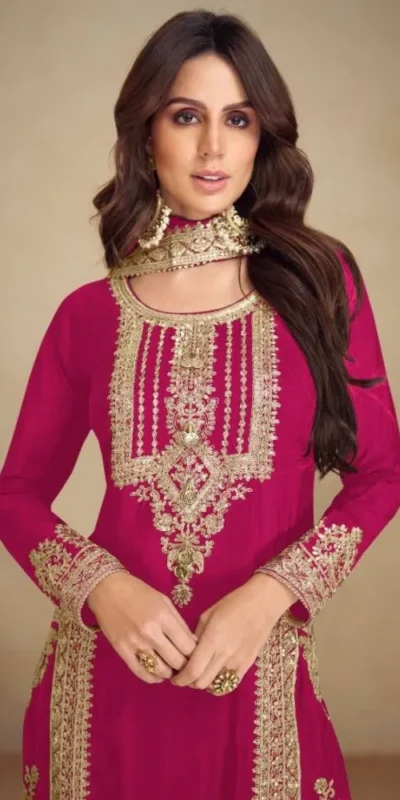 FC GULKAYRA 7473 Pink Chinon Salwar Suit Perfect for Wedding, Party, Durga Puja, Eid, Sangeet – . Grab it for ₹3199. Delivery 4-6 Working Days. | Jump Suits, Tops & Bottoms, Track Suits, Trendy Wear, Salwar suit, Designer Suits, Casual Suits, Creative suits, Palazzo Suits, Party Wear Suits, Patiala Suits, Straight Suits