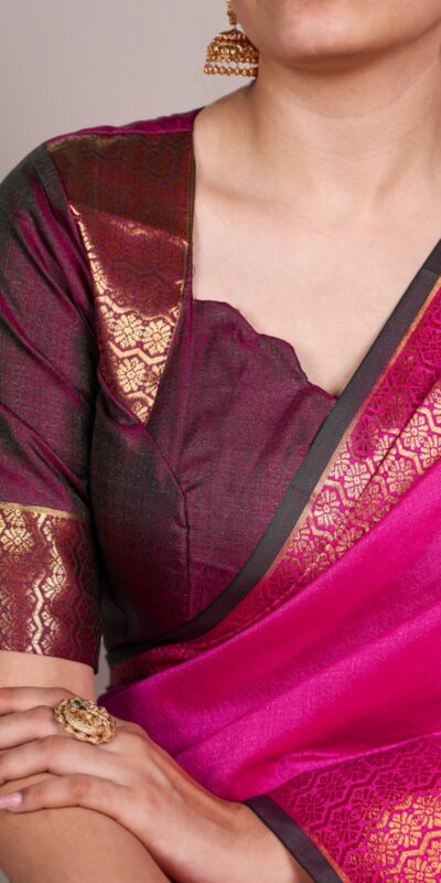 YNF 7408 Pink Color Poly Cotton Saree With Zari Work. Wedding, Party, Festive, Events, Affordable Price ₹1399. Delivery 4-6 Working Days. Shop now. | Sarees, Bollywood Sarees, Creative Sarees, Designer Sarees, Embroidered Sarees, Ethnic Saree, Modern Digital sarees, Party Wear Sarees