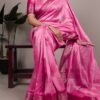 YNF 7909 Pink in Rumali Silk Zari Work Saree . Wedding, Party, Festive, Events Now at just ₹1549. Delivery 4-6 Working Days. Shop now. | Sarees, Bollywood Sarees, Creative Sarees, Designer Sarees, Embroidered Sarees, Ethnic Saree, Modern Digital sarees, Party Wear Sarees