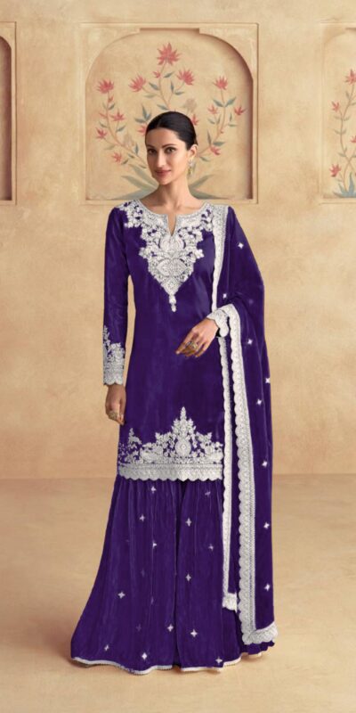 DS 3101 Purple Chinon Salwar Suit Perfect for Wedding, Party, Durga Puja, Pooja, Holi – . Festive Deal ₹2049. Delivery 4-6 Working Days. Shop now. | Jump Suits, Tops & Bottoms, Track Suits, Trendy Wear, Salwar suit, Designer Suits, Casual Suits, Creative suits, Palazzo Suits, Party Wear Suits, Patiala Suits, Straight Suits
