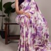 YNF 7008 Purple Satin Silk Saree Perfect for Wedding, Party, Festival Celebrations, Temple Visit, Ethnic Day – . Affordable Price ₹1849. Delivery 4-6 | Sarees, Bollywood Sarees, Creative Sarees, Designer Sarees, Embroidered Sarees, Ethnic Saree, Modern Digital sarees, Party Wear Sarees