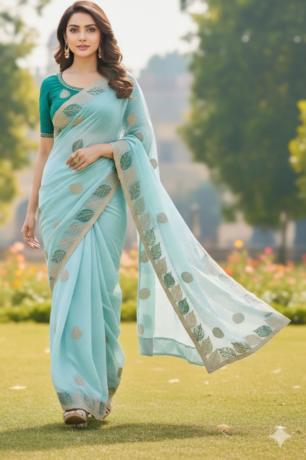 SC 1005 Sky Blue in Soft fandy Silk Embroidery Work & Lace Work Saree . Available at ₹2499 only. Delivery 4-6 Working Days. Shop now. | Sarees, Bollywood Sarees, Creative Sarees, Designer Sarees, Embroidered Sarees, Ethnic Saree, Modern Digital sarees, Party Wear Sarees