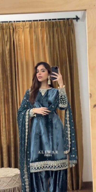 BE 412 Teal Georgette Salwar Suit with Embroidery Work. Wedding, Party, Festive, Events, Special Price ₹2149. Delivery 4-6 Working Days. Shop now. | Jump Suits, Tops & Bottoms, Track Suits, Trendy Wear, Salwar suit, Designer Suits, Casual Suits, Creative suits, Palazzo Suits, Party Wear Suits, Patiala Suits, Straight Suits