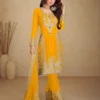 FC GULKAYRA 7473 Yellow Chinon Salwar Suit Perfect for Wedding, Party, Durga Puja, Eid, Sangeet – . Grab it for ₹3199. Delivery 4-6 Working Days. | Jump Suits, Tops & Bottoms, Track Suits, Trendy Wear, Salwar suit, Designer Suits, Casual Suits, Creative suits, Palazzo Suits, Party Wear Suits, Patiala Suits, Straight Suits