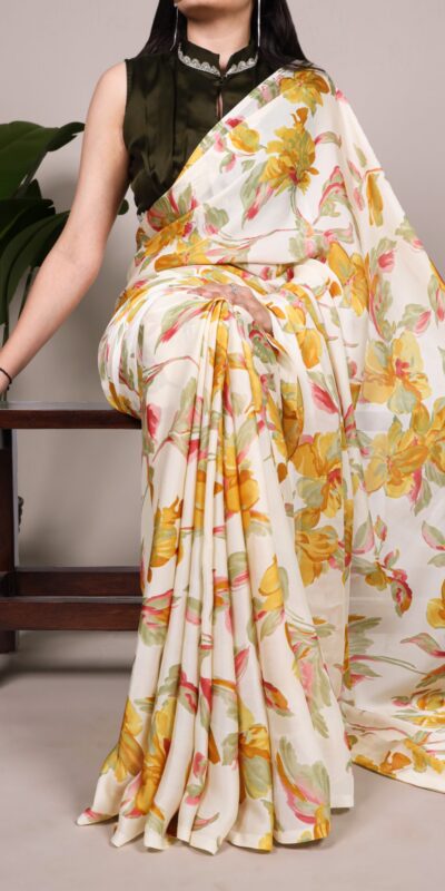 YNF 7008 Yellow Satin Silk Saree Perfect for Wedding, Party, Festival Celebrations, Temple Visit, Ethnic Day – . Affordable Price ₹1849. Delivery 4-6 | Sarees, Bollywood Sarees, Creative Sarees, Designer Sarees, Embroidered Sarees, Ethnic Saree, Modern Digital sarees, Party Wear Sarees