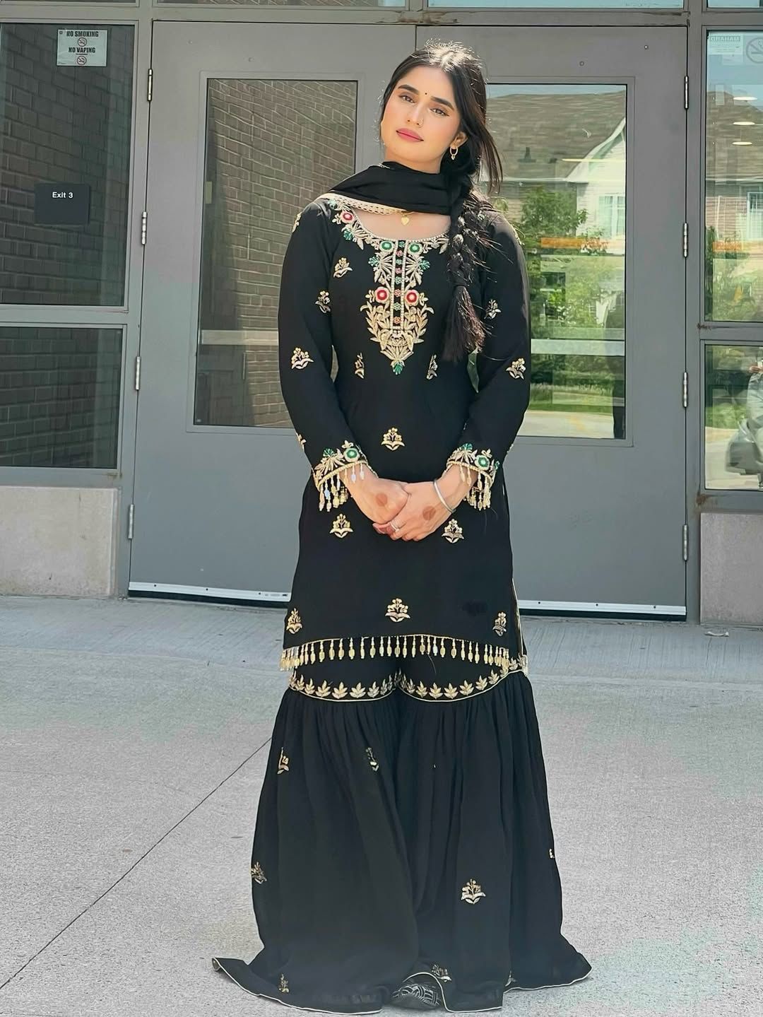 ZF 421 Black in Chinon Silk Lace Work & Embroidery Work Salwar Suit . Available at ₹1899 only. Delivery 4-6 Working Days. Shop now. | Jump Suits, Tops & Bottoms, Track Suits, Trendy Wear, Salwar suit, Designer Suits, Casual Suits, Creative suits, Palazzo Suits, Party Wear Suits, Patiala Suits, Straight Suits