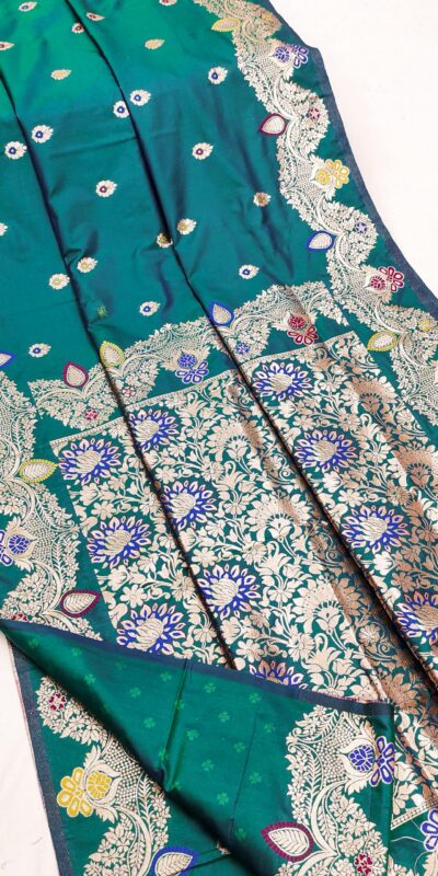 MB 3319 Firozi Color Banarasi Lace Work Gold Zari Border Saree . Available at ₹1849 only. Delivery 4-6 Working Days. Shop now. | Sarees, Bollywood Sarees, Creative Sarees, Designer Sarees, Embroidered Sarees, Ethnic Saree, Modern Digital sarees, Party Wear Sarees