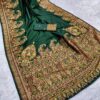 MB 46 Green Color Pashmina Silk Woven Motifs Saree . Wedding, Party, Festive, Available at ₹2399 only. Delivery 4-6 Working Days. Shop now. | Sarees, Bollywood Sarees, Creative Sarees, Designer Sarees, Embroidered Sarees, Ethnic Saree, Modern Digital sarees, Party Wear Sarees