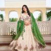 Ram 102 Green Color Pure Tissue silk Lehenga Choli with Embroidery Work. Grab it for ₹3249. Delivery 4-6 Working Days. Shop now. | Lehenga, Bollywood Lehenga, Creative Lehenga, Designer Lehenga, Embroidered Lehenga, Party Wear Lehenga